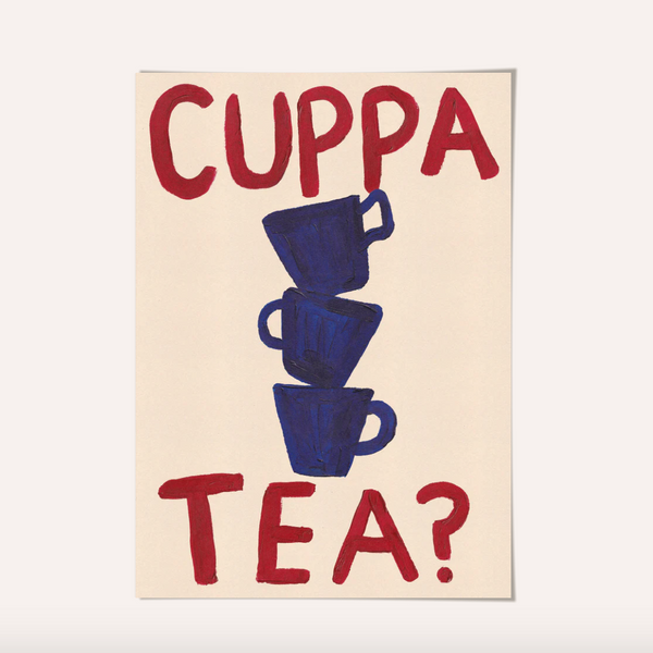 Proper Good - Cuppa Tea? Framed Print
