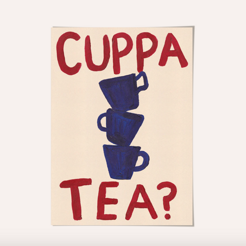 Proper Good - Cuppa Tea? Framed Print