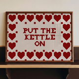 "Put The Kettle On" Framed Print Horizontal