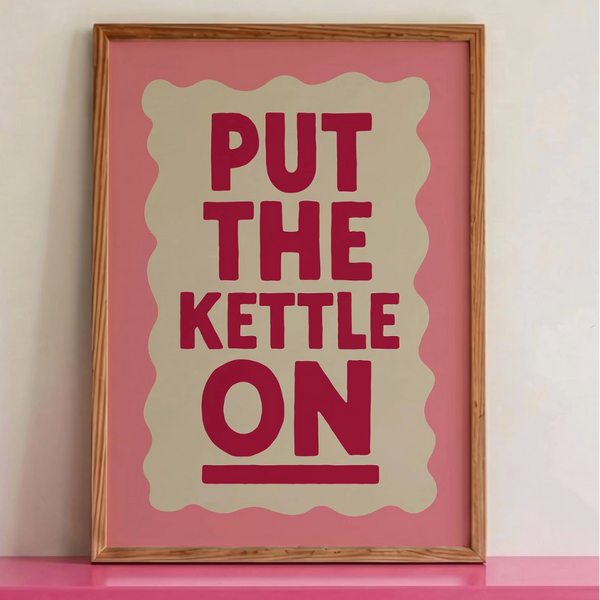 "Put The Kettle On" Framed Print