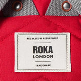 ROKA Finchley Backpack in Mars Red (Label)