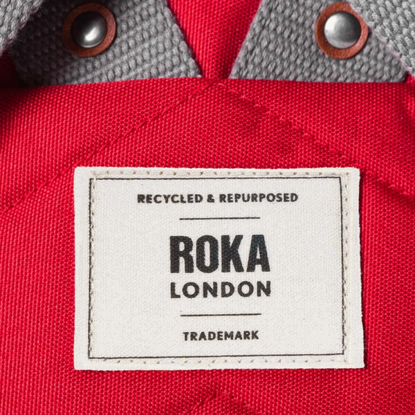 ROKA Finchley Backpack in Mars Red (Label)