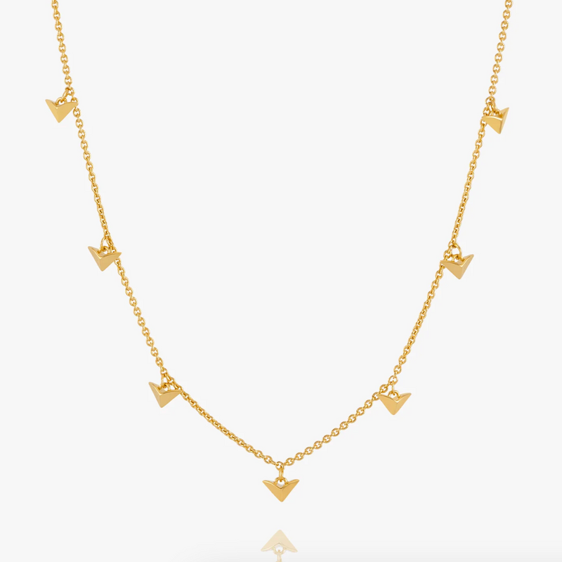 Rachel Jackson Dreamcatcher Bird Choker Necklace - Gold Plated