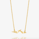 Rachel Jackson Dreamer Bird Neckalce - Gold Plated