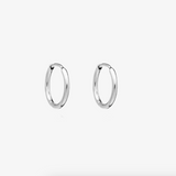 Rachel Jackson Huggie Hoops - Sterling Silver 