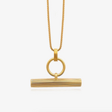 Rachel Jackson T-Bar Necklace - Gold