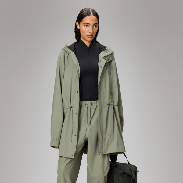 Rains Bold Long Jacket W3 Drift Styled