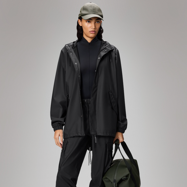 Rains Fishtail Jacket W3 Black Styled