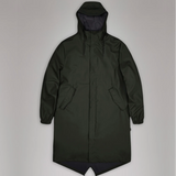 Rains Fishtail Parka W3 Green PacKSHOT