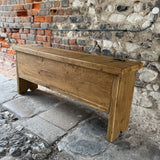Reclaimed Wood Lift Up Lid Bench
