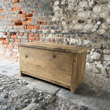 Reclaimed Wooden Blanket Box Right Side