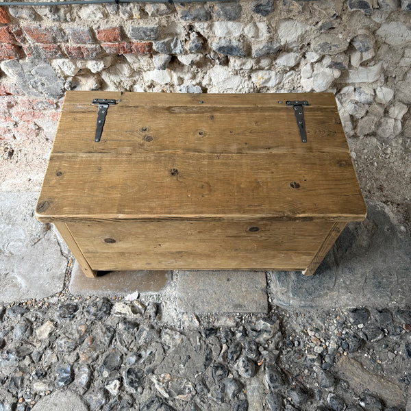 Reclaimed Wooden Blanket Box Top