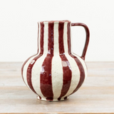 Red Striped Margot Jug