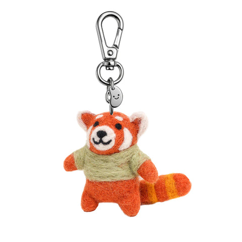 Remi The Red Panda Felt Keychain