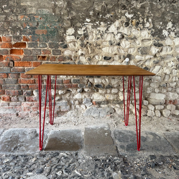 Retro Desk with Hairpin Legs