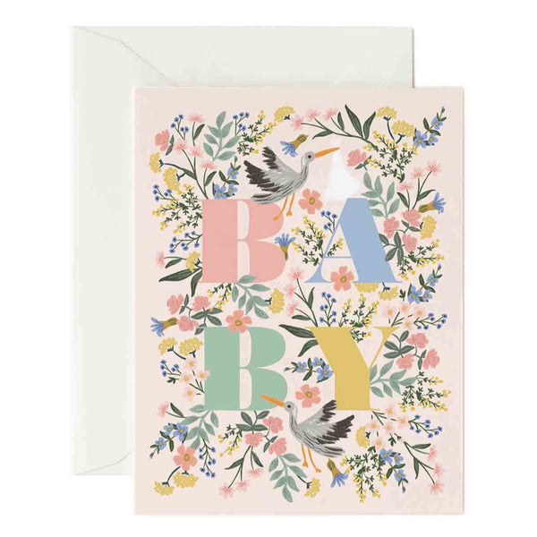 Rifle Paper Baby Card