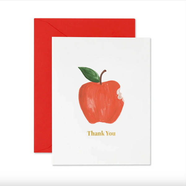 Rifle Paper Apple Thank You Card