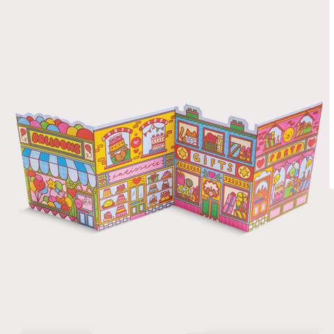 Rifle Paper Birthday Street Fold Out Card