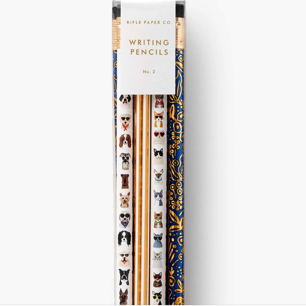 Rifle Paper Co - Cats & Dogs Pencil set Front