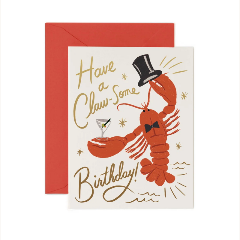 Rifle paper claw-some birthday card 