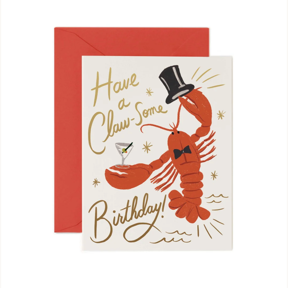Rifle paper claw-some birthday card 