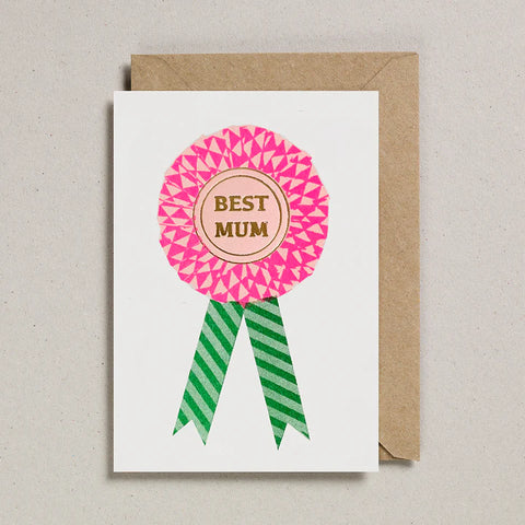 Riso Rosette Cards - Mum