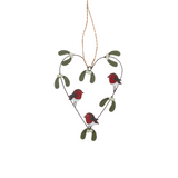 Shoeless Joe Robin Heart Decoration