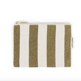Rose In April Marie Purse Stripes Greige & Olive