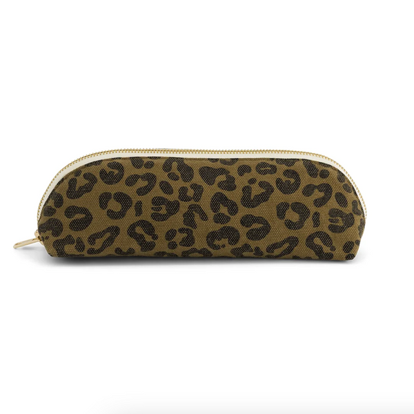 Rose In April Pencil Case Gaston Leopard Olive