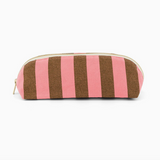 Rose In April Pencil Case Gaston Stripes Funky Pink/Olive