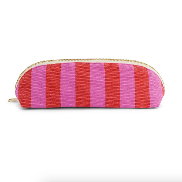 Rose In April Pencil Case Gaston Stripes Orchid/Red