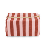 Rose In April Vic Toiletry Bag - Brick/Chamallow