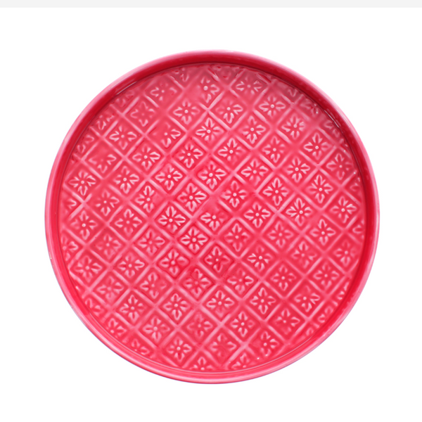 Round_enamel_trinket_tray_-_Vibrant_Pink