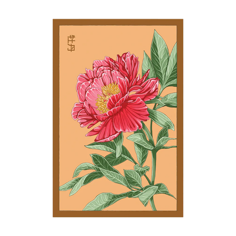 Peony Flower Seed Packet