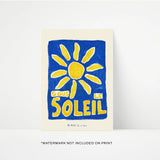 Abbie Franks - Sous le Soleil Framed Print