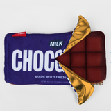 SUCKUK Plush Chocolate Zip Pouch