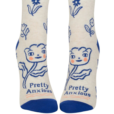 Blue Q 'Pretty Anxious' Ankle Socks