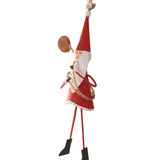Santa Playing Trombone Hanging Decoration