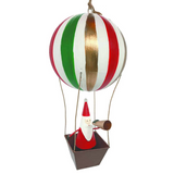 Santa in Hot Air Balloon Decoration
