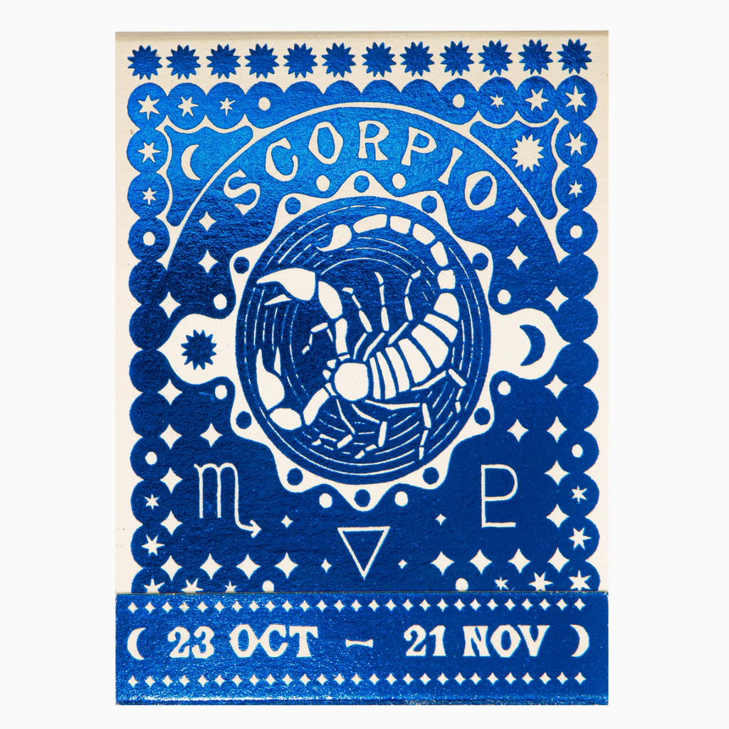 Scorpio Zodiac Matchbook