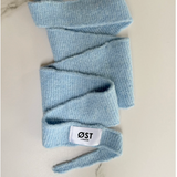 ScreOst_Sophie_Wool_Blend_Scarf_-Blue flat view