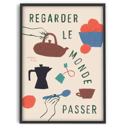 Phthalo Ruth - Watching the World Go By Framed Print