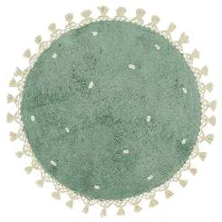 Dotty Circular Rug - Opal