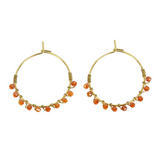 Les Cleias Olivia Earring - Orange