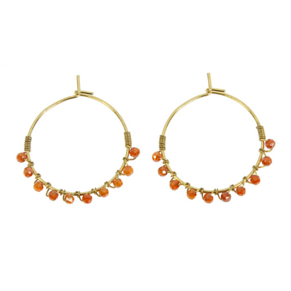 Les Cleias Olivia Earring - Orange