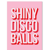 Shiny Pink Disco Balls Framed Print