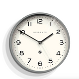 Newgate Echo Number Three Wall Clock - Posh Grey