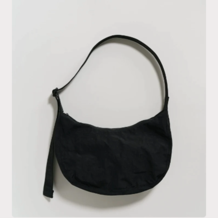 Baggu - Medium Nylon Crescent Bag - Black