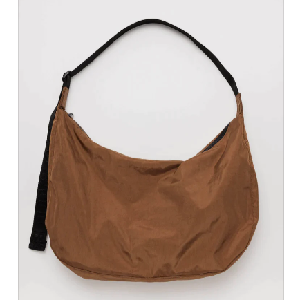 Baggu Large Nylon Crescent Bag - Brown