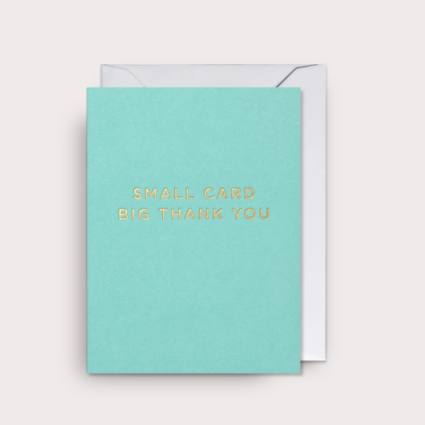 Small Card Big Thank You - 5 Card Pack